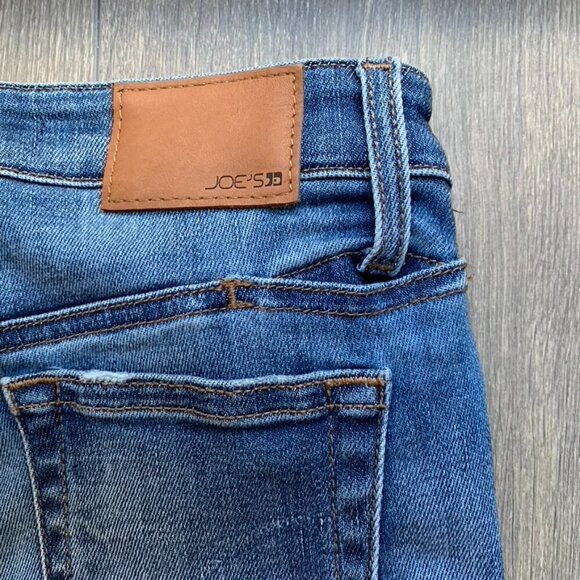 Joe's Jeans Women's Skinny Jeans Icon Ankle Denim Rolled Cuff Hem Blue - Picture 12 of 14